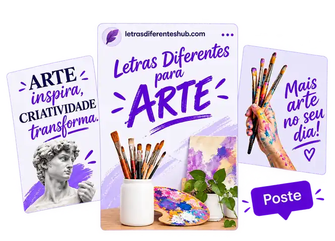 Letras Diferentes para Arte